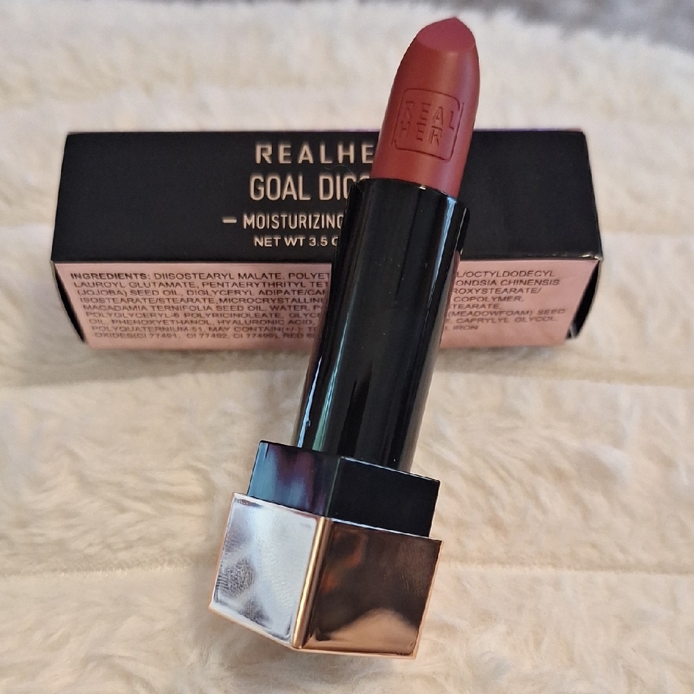 RealHer Goal Digger Lipstick in Deep Red